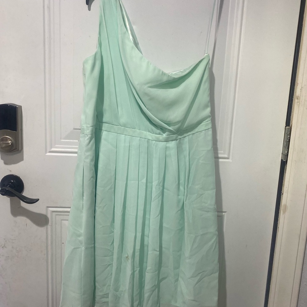 Dove & Dahlia by Weddington Way Size 18 Chiffon Bridesmaid dress,in a mint green - Picture 9 of 12